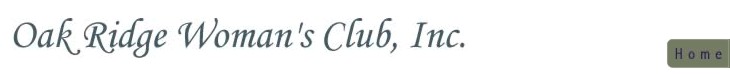 Oak Ridge Woman's Club, Inc. (ORWC)
